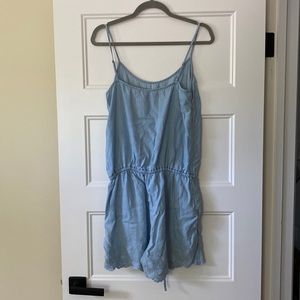 Gap TALL Chambray Romper